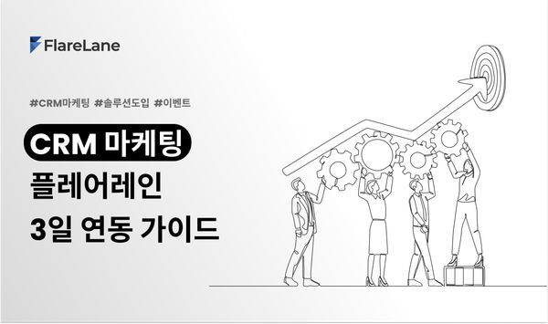 CRM 마케팅 솔루션 플레어레인 3일 연동 가이드